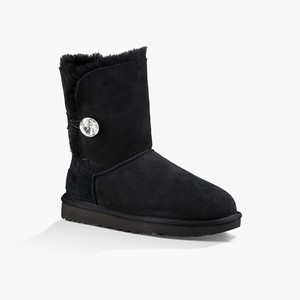 Ugg Bailey Button Bling Women Classic Boots Black (1250MYEPF)